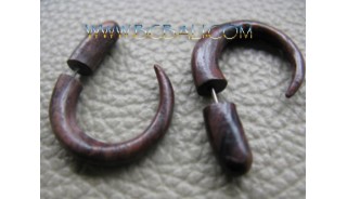 Tribal Earrings Woods