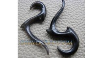 Tribal Solid Design Horn Carving