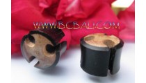 Wooden Plugs Tribal Earrings