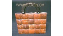 Natural Bamboo Coco Woods Bags