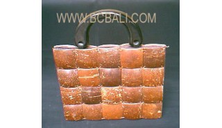 Natural Bamboo Coco Woods Bags