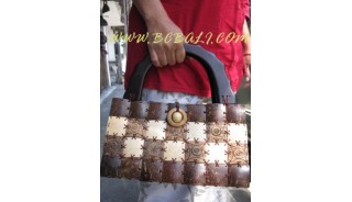 Asian Cocon Wooden Bags