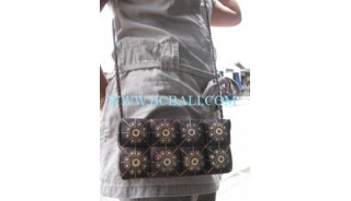 Ladies Coco Coin Carved Bags