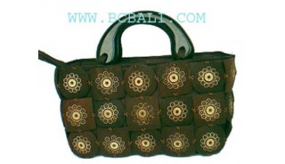 Shopping Coconut Bags Motif