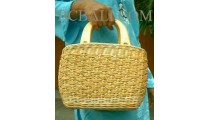 Handbags Rattan Oval