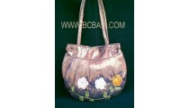 Cotton Bag With Beads