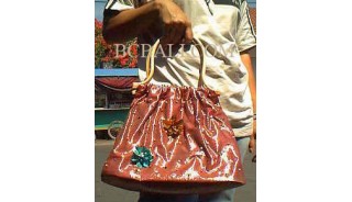 Ladies Bags Cotton Flower