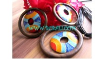 Wooden Painted Jewelry Set