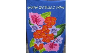 Floral Balinese Rayon Sarongs