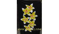 Floral Woman Sarong Painted