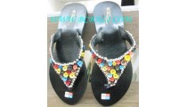 Bead Flat Sandal