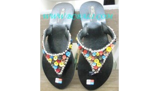 Bead Flat Sandal