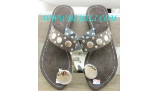 Brown Suede Kelling Sandals