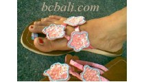 Flower Sandals Beads