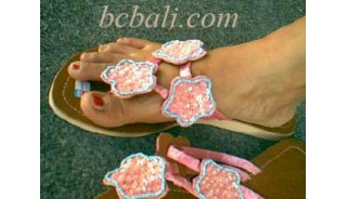 Flower Sandals Beads