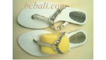 Sandals Mika Leather Snake