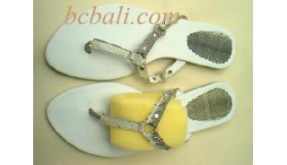 Sandals Mika Leather Snake