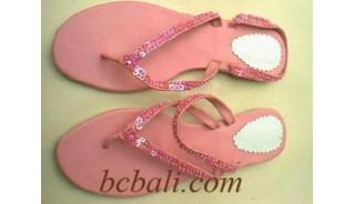 Sandals Vinil With Beads