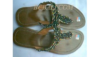 Sandals With Beads