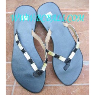 Stick Shell Bead Sandal