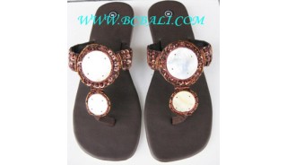 White Shell Sandal