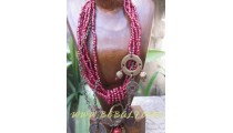 Antiq Beads Metalic Necklace