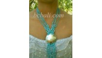 Beads Necklace With Shell