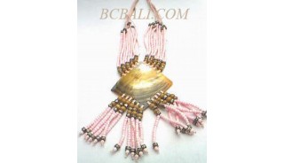 Beads Necklaces With Shell