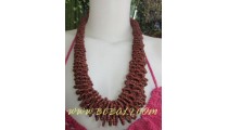 Brown Beads Necklaces