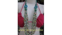 Ladies Casual Bead Necklace