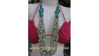 Ladies Casual Bead Necklace