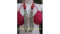 Woman Fashion Beads Necklace