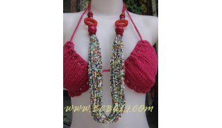 Woman Fashion Beads Necklace