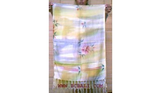 Floral Handpainting Mini Sarongs