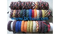 Hemp Bracelet Synthetic Leather