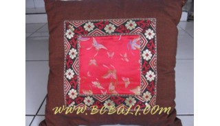 Asian Style Embroidery Cover Pillow