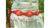 Wood Beads Belt