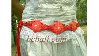 Wood Beads Belt