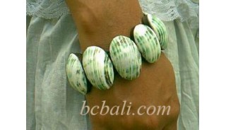 Oval Shell Bracelets