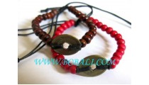 Wood Beaded Bracelets