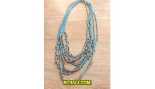 Beads Necklaces Charm Strand for Women