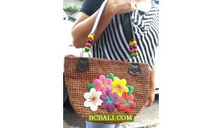 Amazing Design Natural Embroidery Handbags