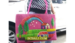Full Handmade Embroidery Handbags Women