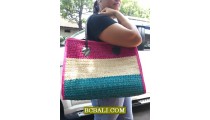 Multi Color Jute Handbags for Beach