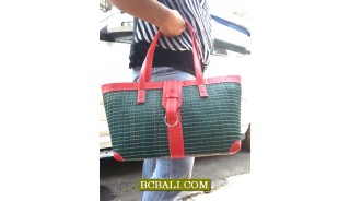 Candy Designd Handbags Straw Casual