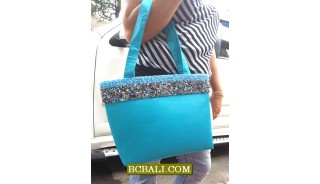 Handmade Beaded Cotton Handbags