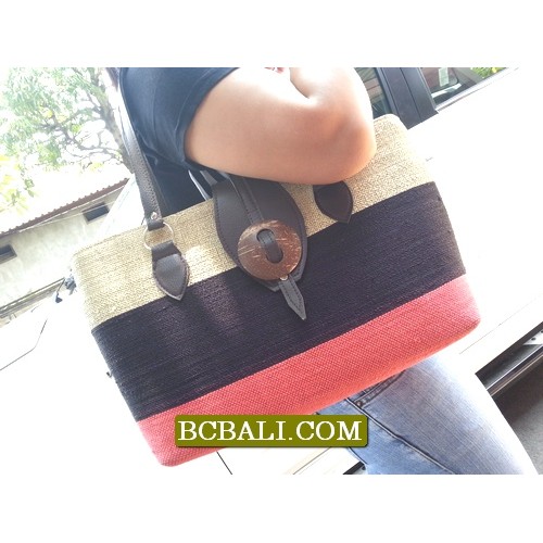Multi Coloring Straw Handbags Handmade - multi color straw bags casual designs for ladies