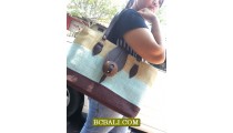 Natural Coloring Jute Ladies Handbags