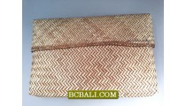 Rattan Purses Natural Wallets Ethnic