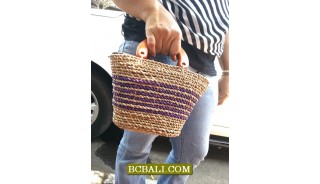 Organic Straw Casual Handbags Purses